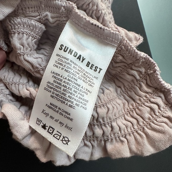 Aritzia Sunday Best | Luma T-Shirt Smocked - Picture 6 of 6